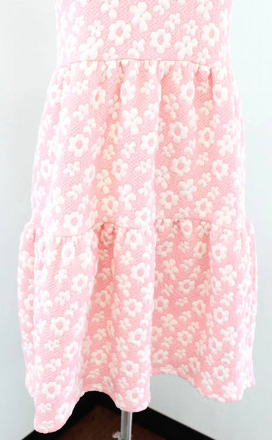 Tyler Boe Textured Dress Pink XLarge 3