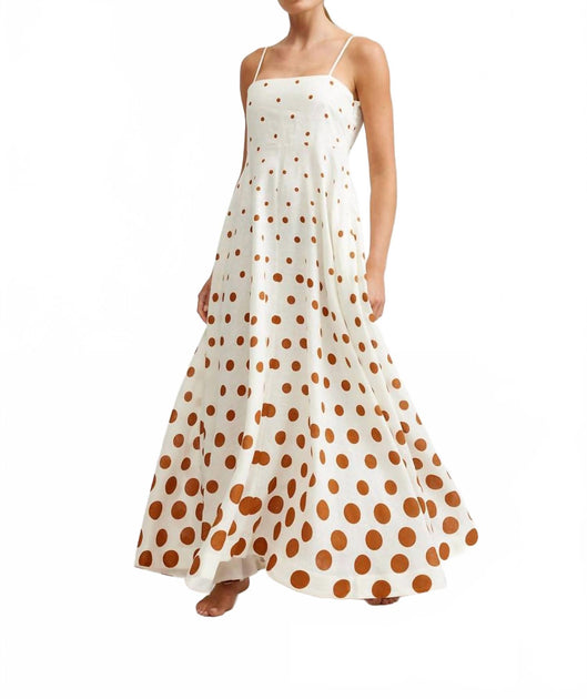 Aston Studio Rue Square Neck A-Line Maxi Dress White US 10 2