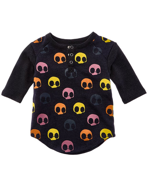 Chaser Skull Candy Henley Black US 4 3