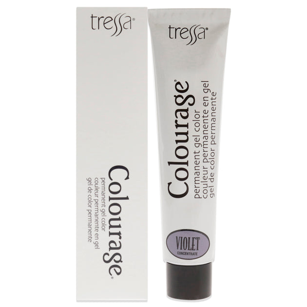 Tressa Colourage Permanent Gel Color Violet Concentrate 2 oz 2