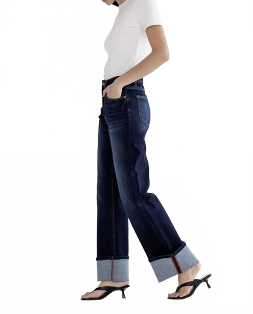 Mica Denim High Rise Wide Leg Jeans Blau 27 4
