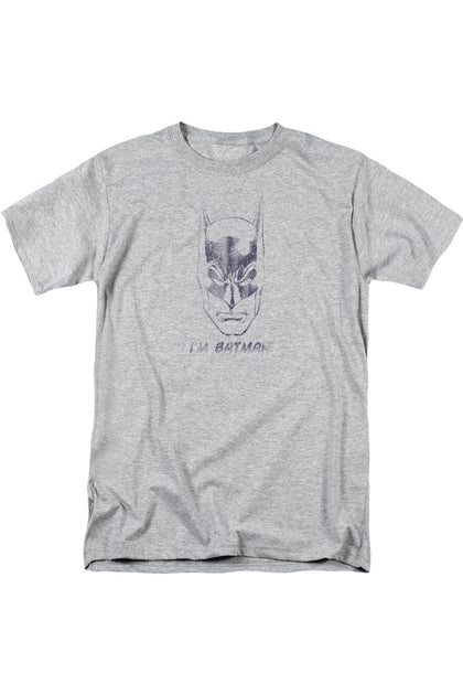Gildan Batman Im Batman T-Shirt Grey 5XLarge 2