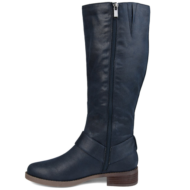 Journee Collection Meg Knee-High Boot Black US 5-6 3