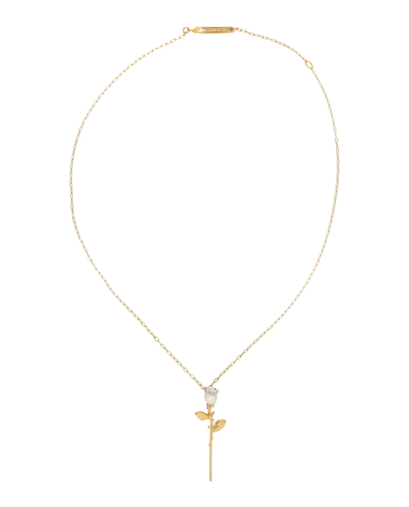 AMBUSH Rose Charm Necklace | ShopSimon