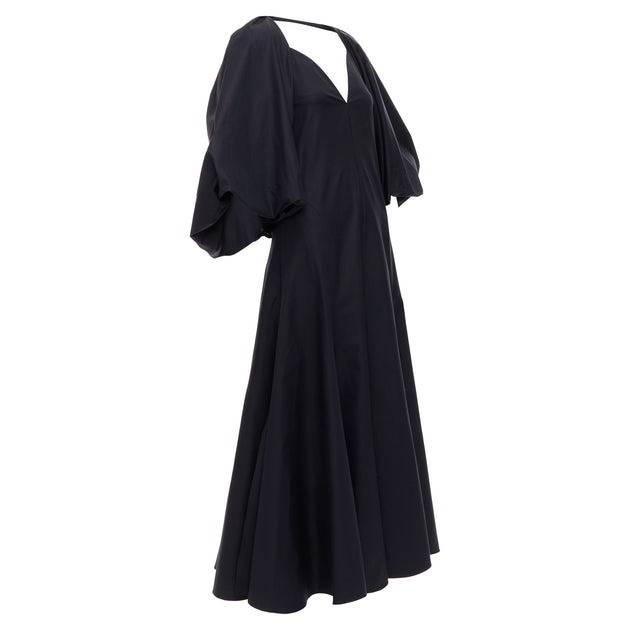 Khaite Joanne Midi Dress Black US 0 4