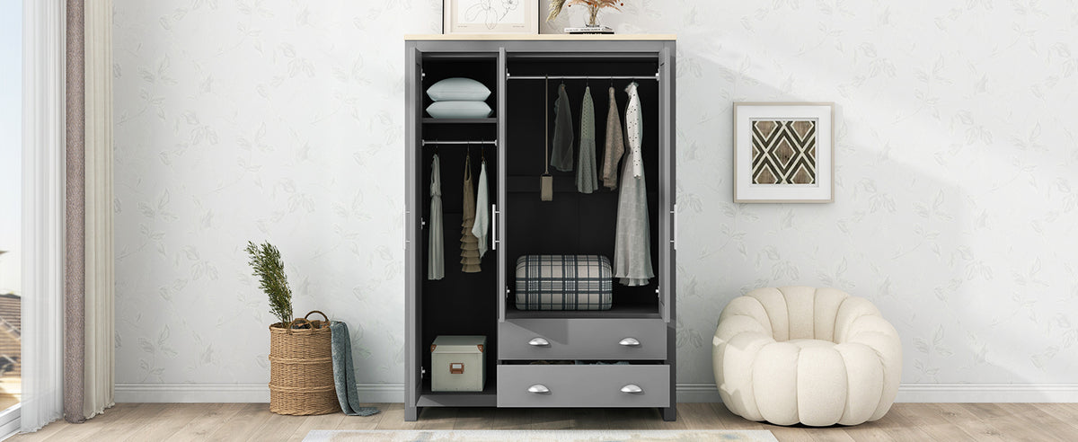 Streamdale Three Door Storage Wardrobe 4