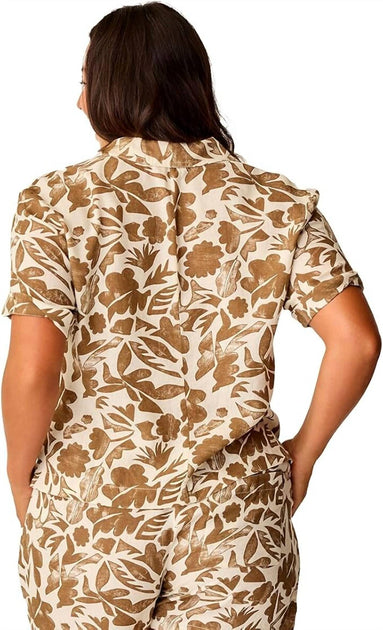 Carve Designs Luca Top Beige Small 4