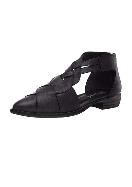 Free People Wanderlust Flat Shoe Black US 7 2