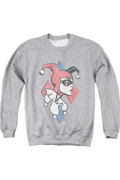 Gildan Batman Profiling Crewneck Sweatshirt Grey XL 2