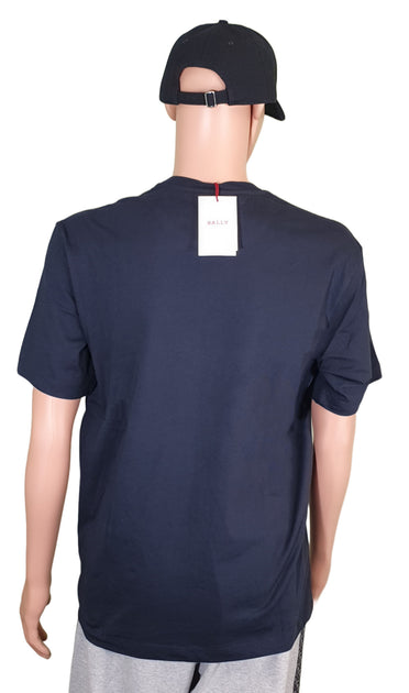 Bally 6233735 T-Shirt Navy Blue XXLarge 4