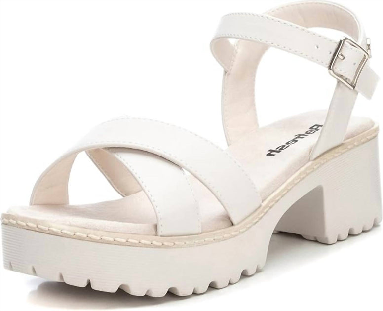 Xti 44667 Heeled Sandals Blue US 6 3