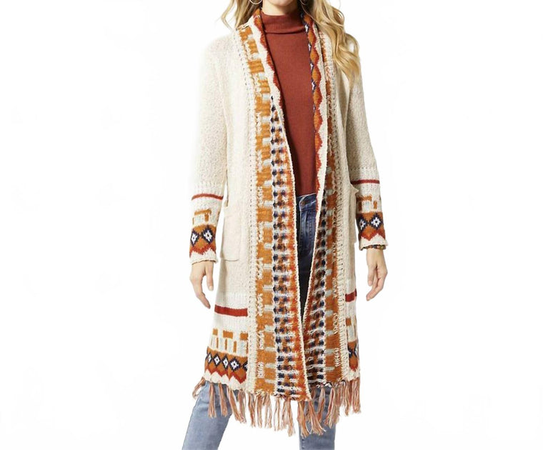 Coco + Carmen Zahara Cardigan Multi Large/XLarge 2