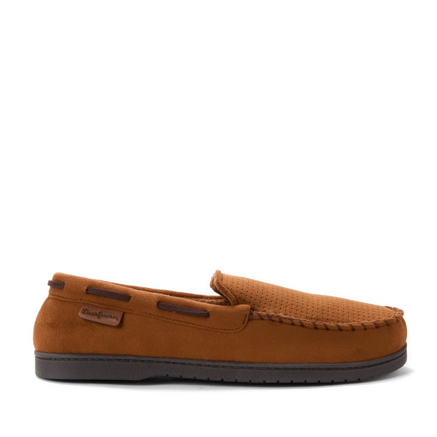 Dearfoams Keaton Microsuede Moccasin House Shoe Slipper Multi Medium 4