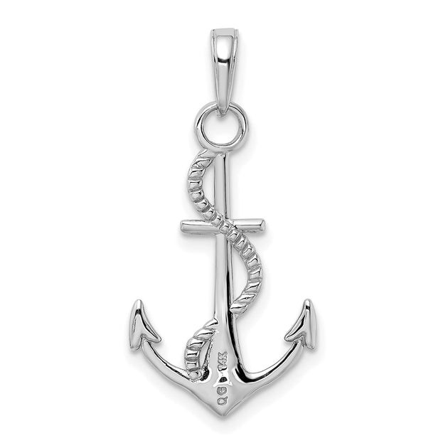 Diamond2Deal Anchor Rope Pendant Gold 4