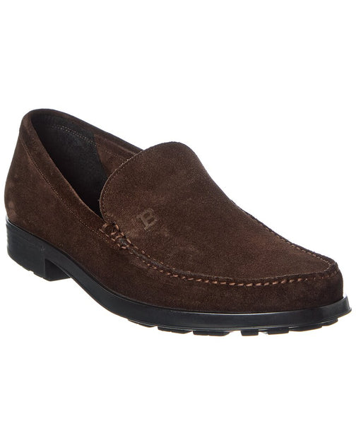 Bally Otinel Suede Moccasin Brown US 11 2