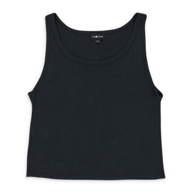 Callipygian Rib Tank Black Small 2