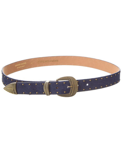 Persaman New York Mia92 Suede Belt | ShopSimon display picture 2