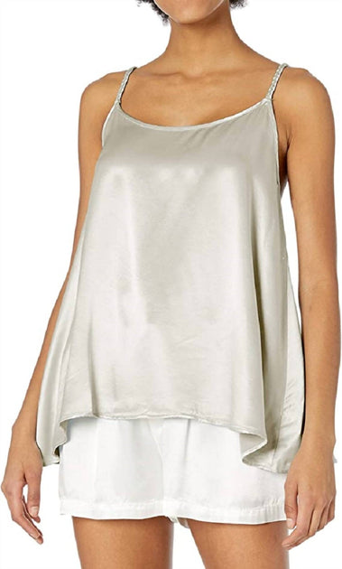 PJ Harlow Daisy Satin Tank Green Small 2