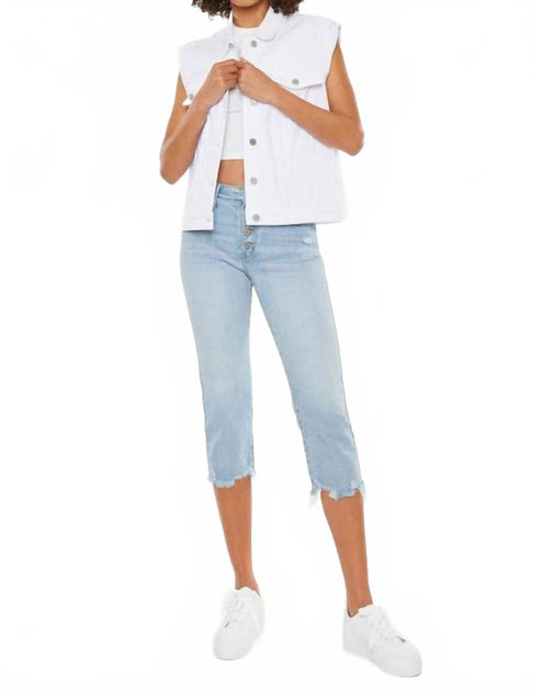 KanCan Gossip Girl Capri Pants Blue 25 3