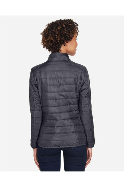 CORE365 Prevail Packable Puffer Jacket Grey Large 4