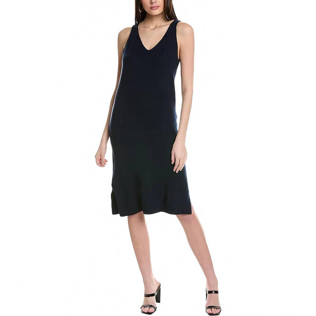 Vince Camuto Sleeveless Midi Sweaterdress Black XL 2