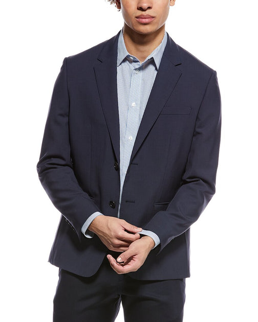 Theory Wool Suit Jacket Blue US 44 Regular 2