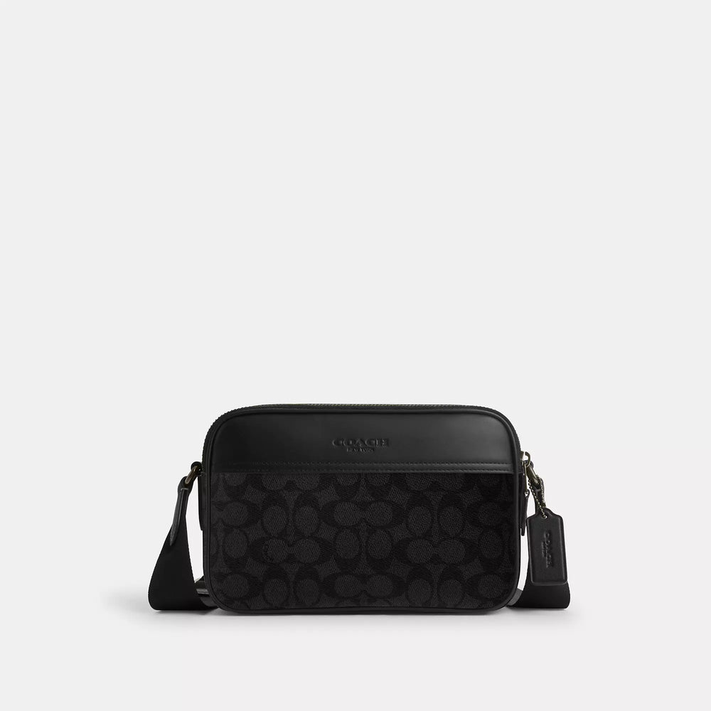 バッグ COACH Shoulder Body Bag Graham Signature Coach Outlet Graham Crossbody Bag In Signature Canvas | ShopSimon