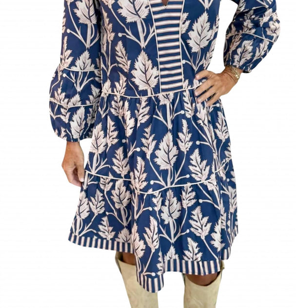 La Plage Alison Langarmkleid Blau XS 2