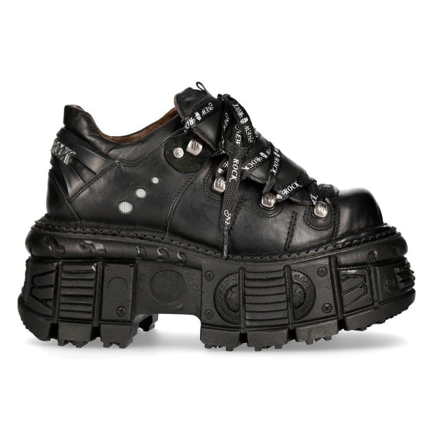 New Rock Unisex Platform Punk Metal Boots- M-tank120n | ShopSimon