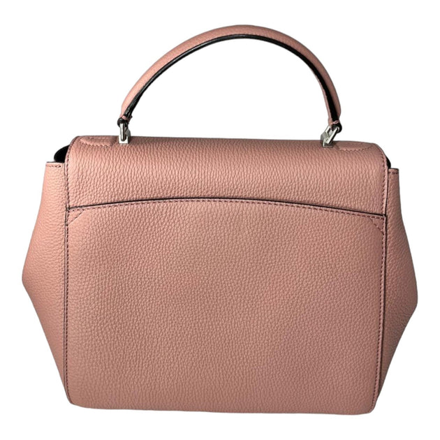Bally 6203769 Rosehaze Calf Grained Turnlock Shoulder Bag Rose 3