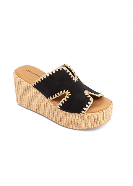 CHOCOLAT BLU Jaxx Sandal Black US 11 2