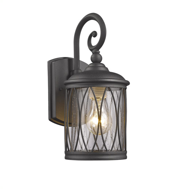ChloeLighting Dinadan Wall Sconce Black 13in 2