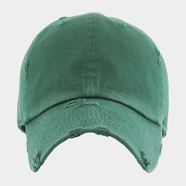 FASHNZFAB Solid Vintage Baseball Cap Black 4