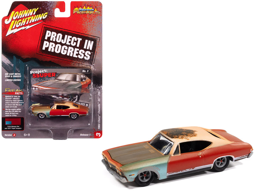 Johnny Lightning 1968 Chevrolet Chevelle SS 396 Matador Rot 1/64 2