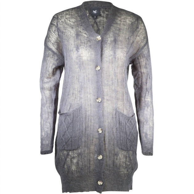NU Denmark Raida Cardigan Knit Grey Small 4