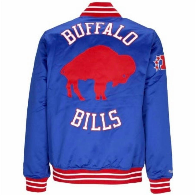 Mitchell & Ness NFL Buffalo Bills Heavyweight Jacket Blue 2X 3