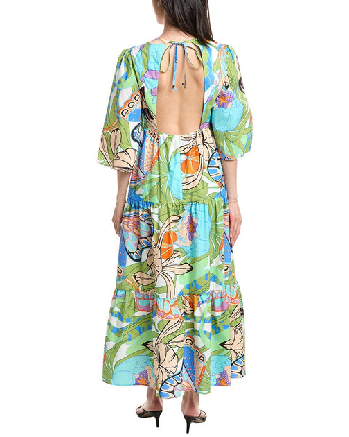 Flora Bea NYC Jimmi Maxi Dress Multi XSmall 3