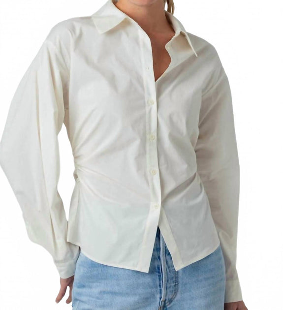 sundays Zariah Poplin Button Up Shirt Multi Medium 2
