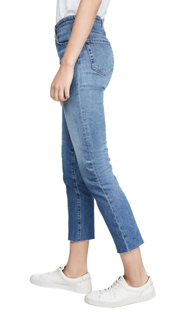 AG Jeans Isabelle Straight Crop Jeans Blue 26 4