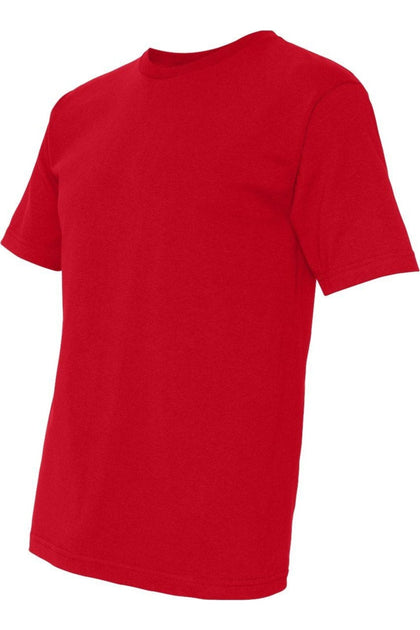 Bayside Cotton T-Shirt Red 4XLarge 4