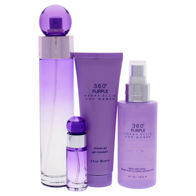 Perry Ellis 360 Purple Women Gift Set 3