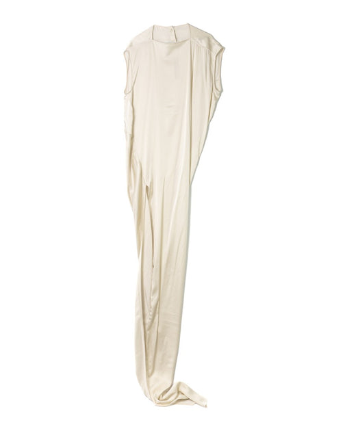 オールインワン・サロペット Rick Owens Satin-Finish White Dress Rick Owens Satin-Finish White Dress | ShopSimon