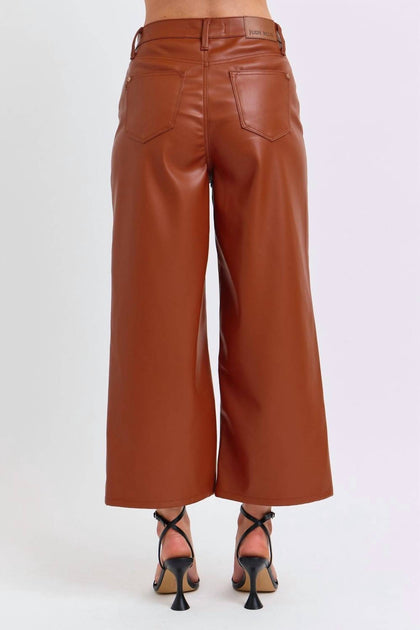 Judy Blue Wide Jeans Brown 30 4