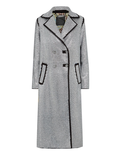 Philipp Plein Long Coat Grey Medium 2