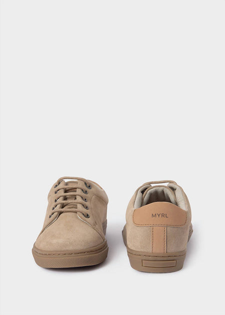 Mayoral Kid's Suede Sneaker II Beige US 13 4