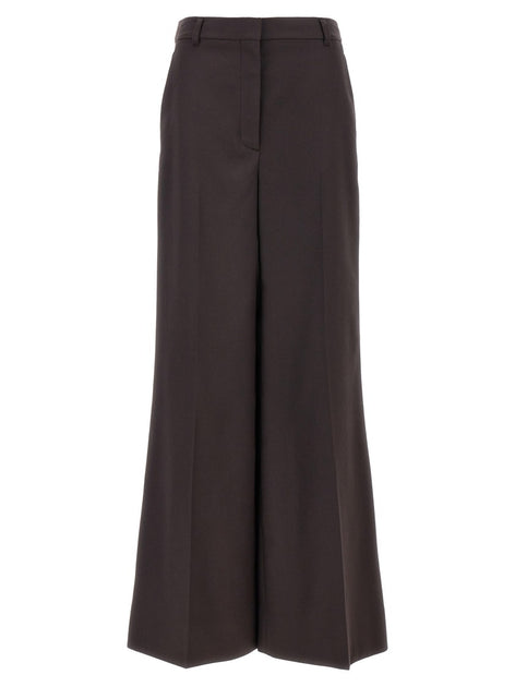 パンツ Stella Mccartney Wide Leg Flared Pants In Soft Wool Flannel Stella Mccartney Wide Leg Flared Pants In Soft Wool Flannel