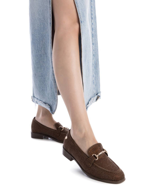 XTI 44787 Moccasins Black US 7 4