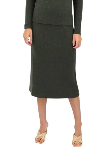 Kinross Rib Skirt Grey XS 2