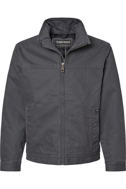 DRI DUCK Maverick Canvas Jacket Grey Medium 2