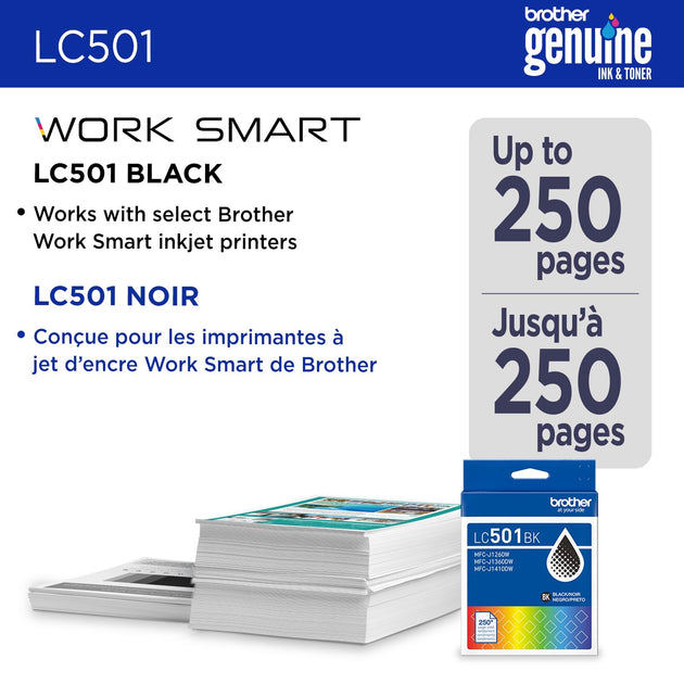 Brother LC501 Tintenpatrone Schwarz 3
